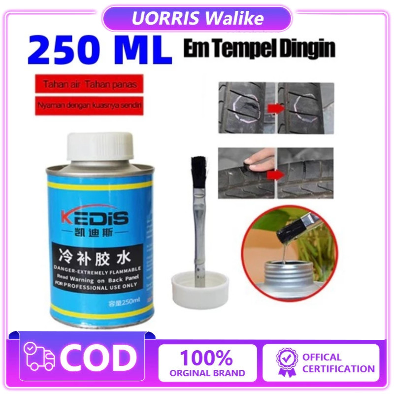 250 ML Lem Tambal Ban Lem Perbaikan Ban Lem Ban Hitam Roda Kendaraan - Lem Ban Roda Kendaraan Car Ti