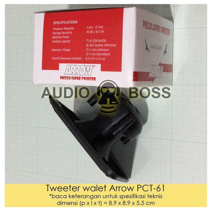 Tweeter Walet Arrow PCT 61 / Tweeter Wallet Piezzo Arrow PCT-61