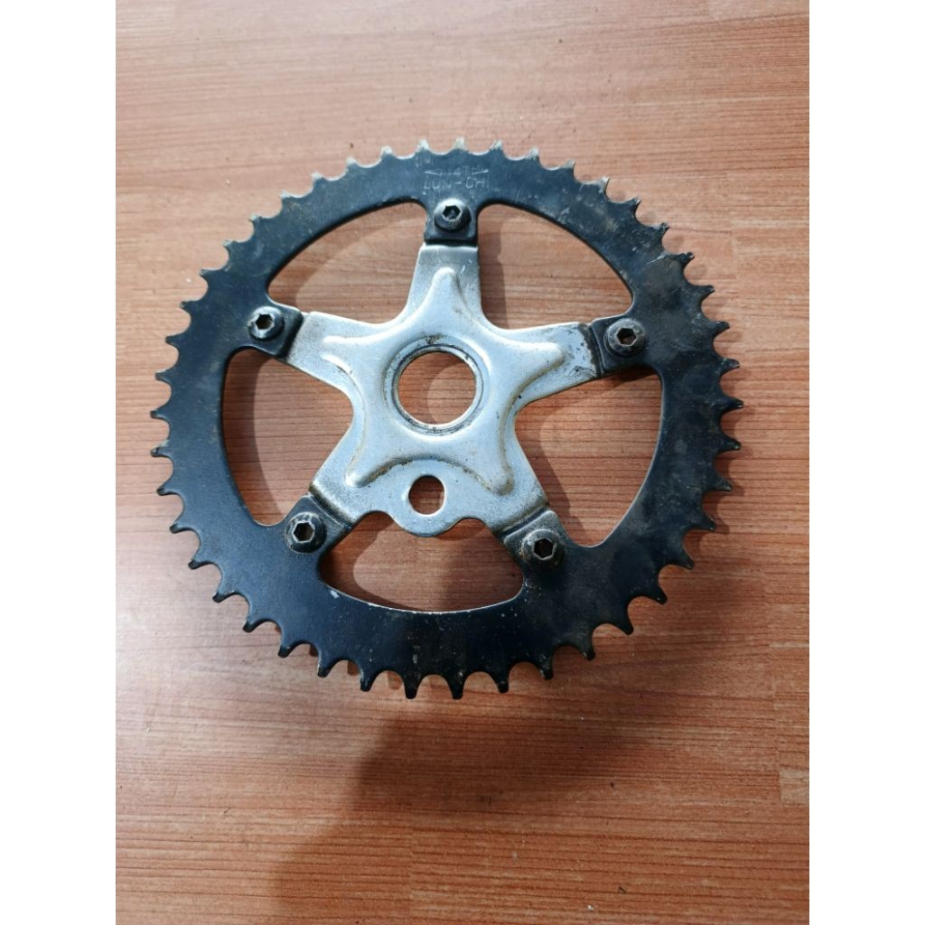 chainring bmx jadul vintage merk lun chi second