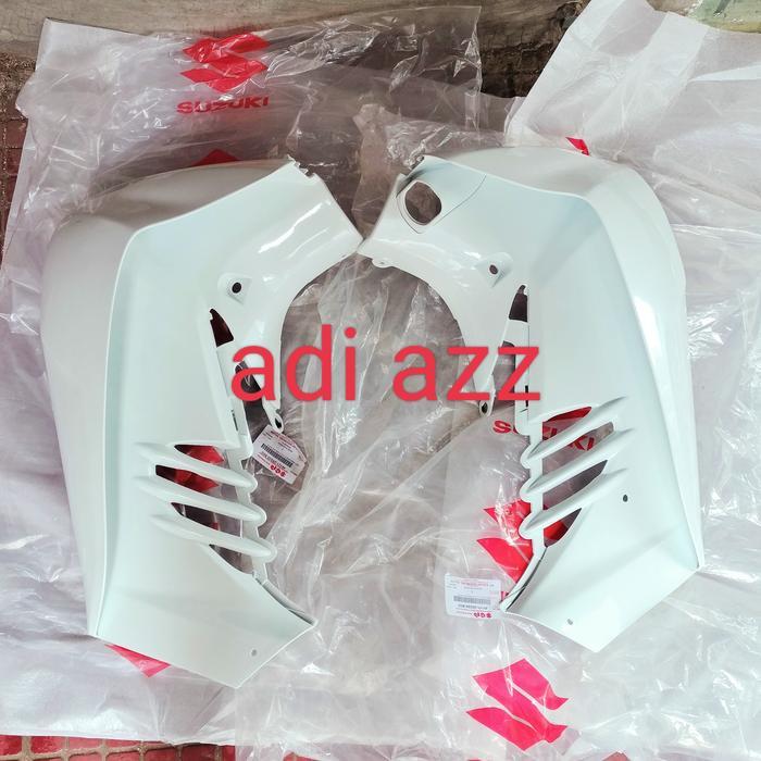 legsil tebeng sayap putih biru merah shogun 125 sp fd old original - Putih by Aderafi