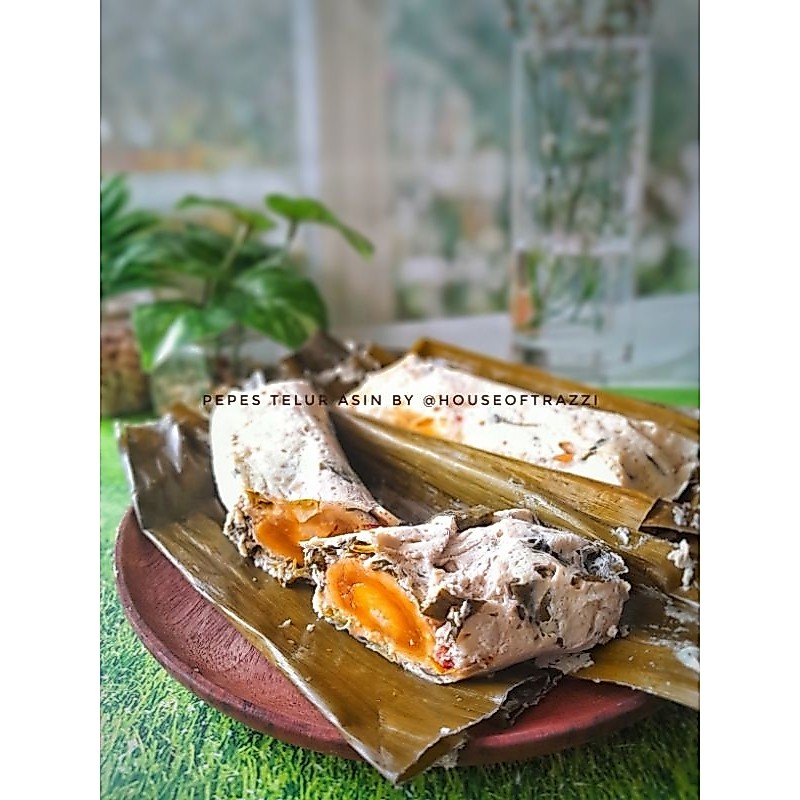 Pepes/ Botok Telur Asin Isi 2