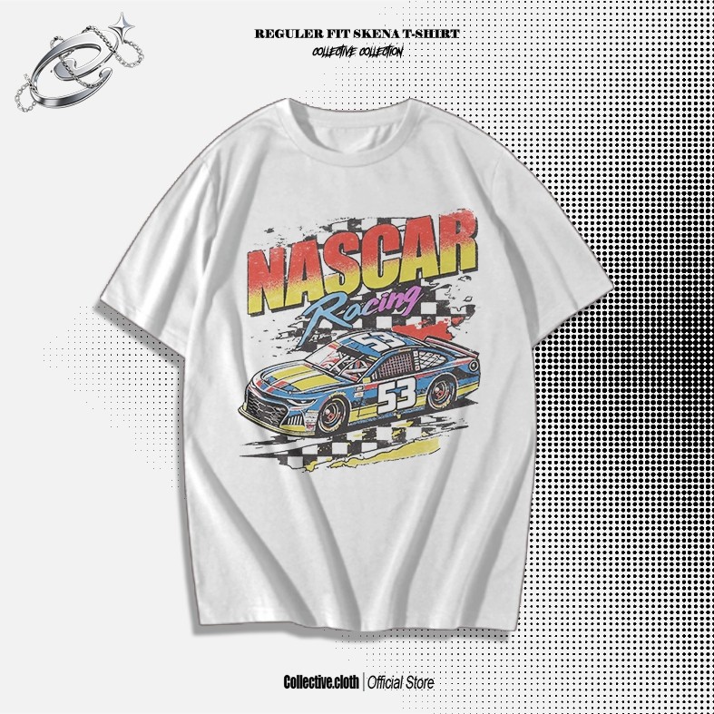 KAOS DISTRO PRIA / BAJU DISTRO PREMIUM / KAOS NASCAR VINTAGE " NASCAR " / T-SHIRT - Kaos Distro - Ka