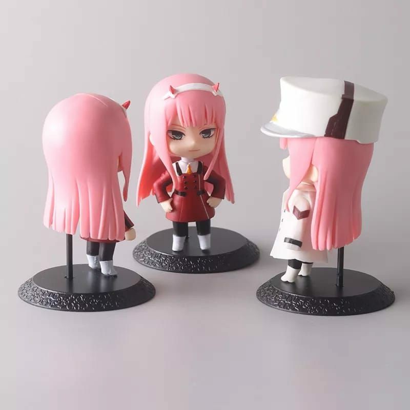 zero two darling in the franxx action figure set 3pcs