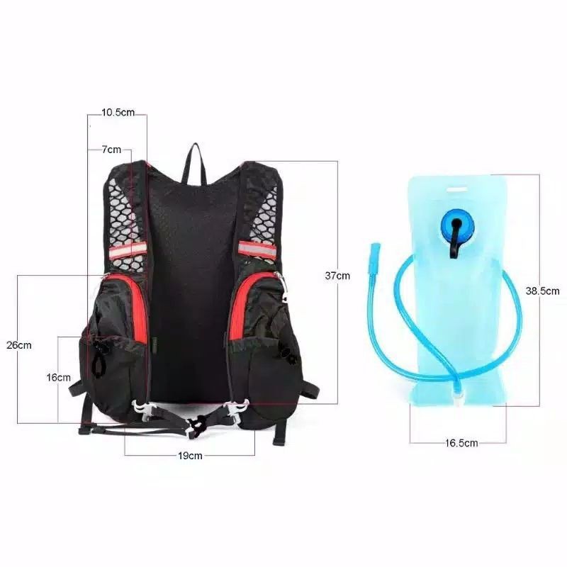 TERLARISTas Sepeda Hydropack Running -Tas Hydropack Sepeda Plus Waterblader kapasitas 5L Termurah