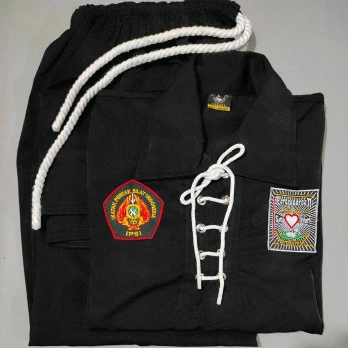 Sakral PSHT Blackjet Alexandro Sakral PSHT Jetblack Hitam - M, Setelan