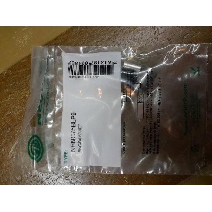 Jack NEUTRIK BNC RG 59 NBNC75BLP9