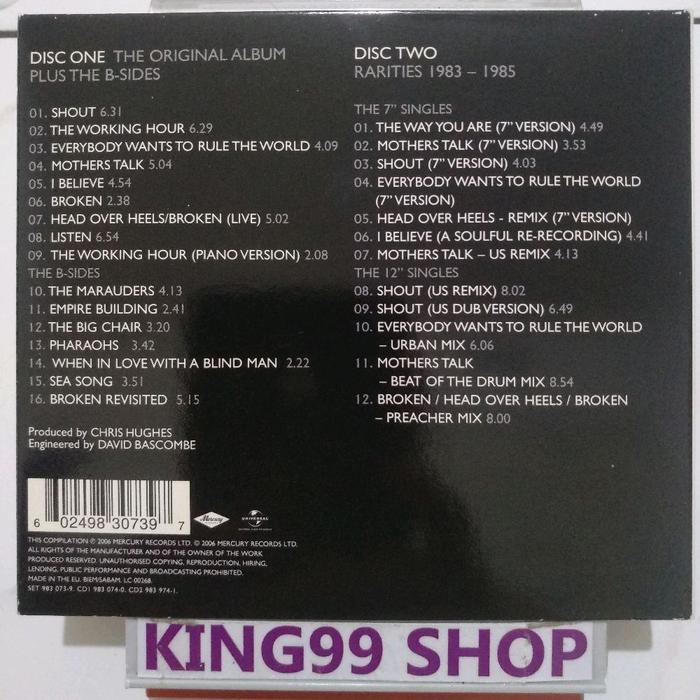 CD TEARS FOR FEARS - SONGS FROM THE BIG CHAIR DELUXE EDITION (2 cd set). spandau ballet duran duran 