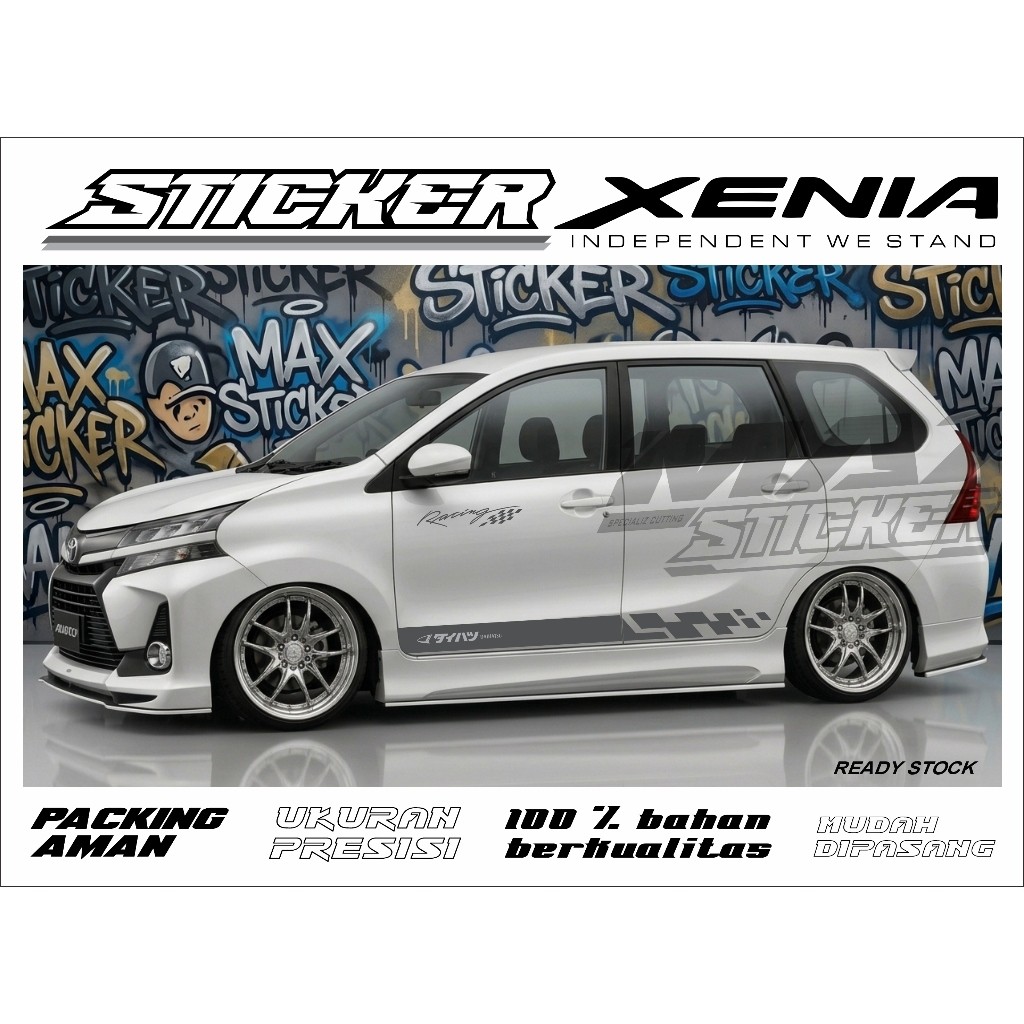 Sticker AVANZA 2005 2010 Stiker mobil Avanza lama
