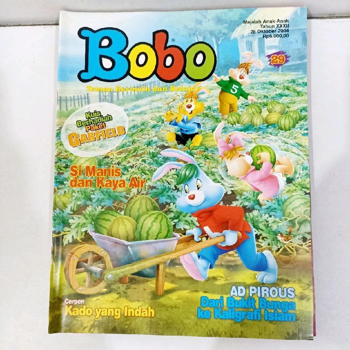 Bobo Majalah anak-anak Tahun XXXII 28 Oktober 2004 - Dari bukit bunga ke kaligrafi islam