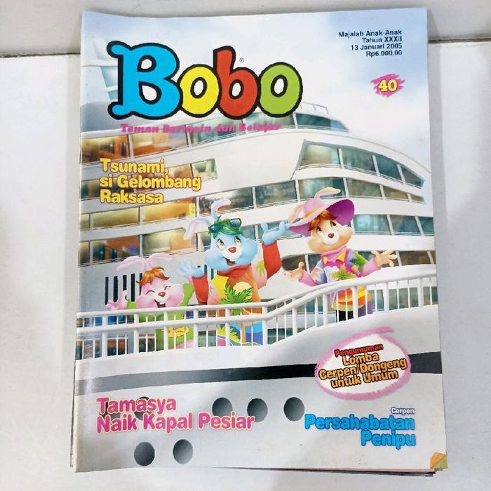 Bobo Majalah anak-anak Tahun XXXII 12 Januari 2005 - Tamasya naik kapal pesiar