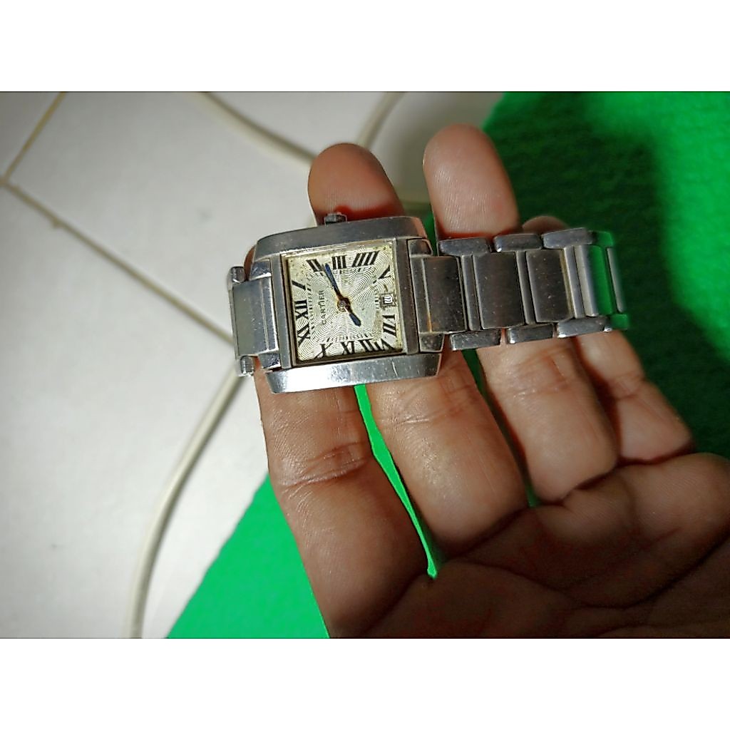 Cartier jam tangan rantai off bahan