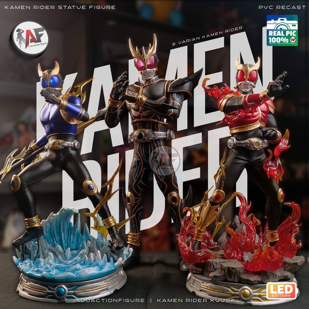 Statue Action Figure Kamen Rider Kuuga Rising Mighty, Rising Dragon, Kuuga Black Ultimate LB x JT St
