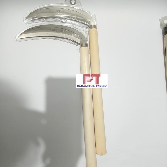 Sabit arit baja buatan Jepang / pisau arit sabit lengkung asli IMPORT
