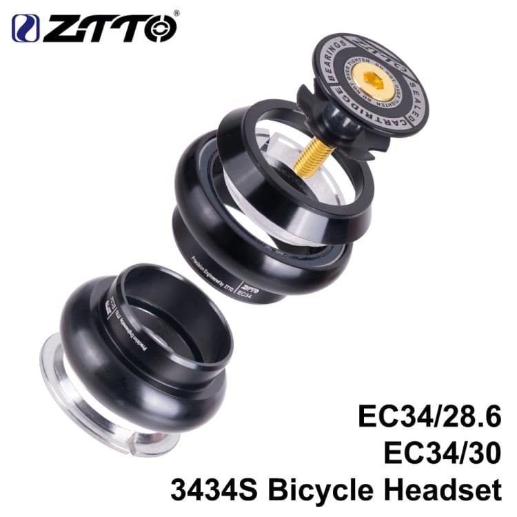 Foto ZTTO Headset 3434S Eksternal Bearing External 34mm Oversize non Taper untuk Sepeda MTB