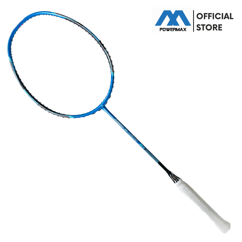 POWERMAX Raket Badminton Furious 50 Original 4U 35 Lbs Ultra Carbon High Modulus Graphite Nano Tube 