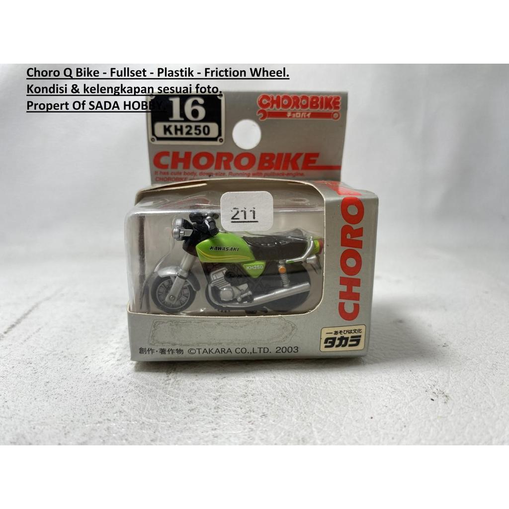 Choro-Q Bike Kawasaki KH250 Green Fullset