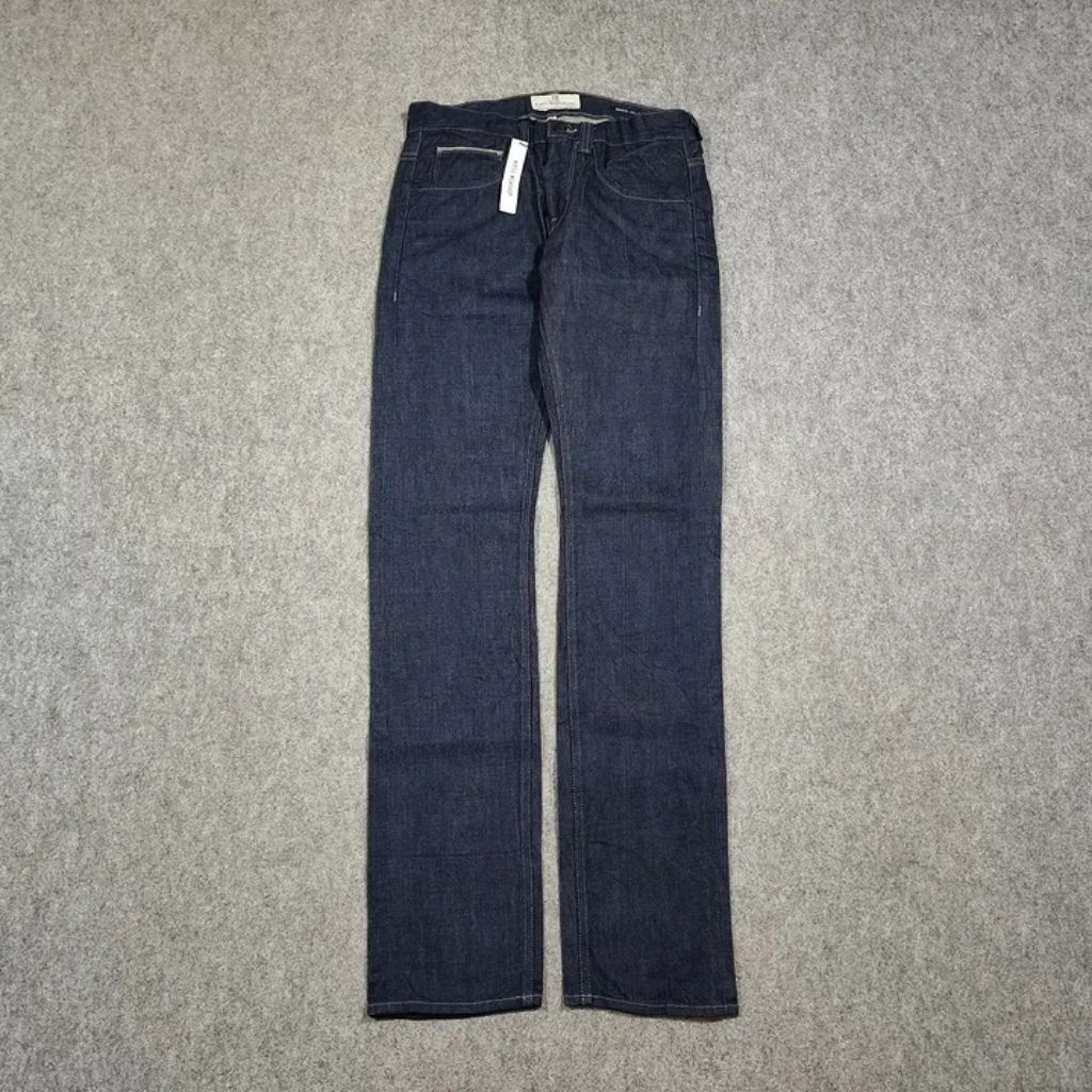 celana slim fit jeans panjang pria KASIL WORKSHOP size 30 second celana selvedge jeans