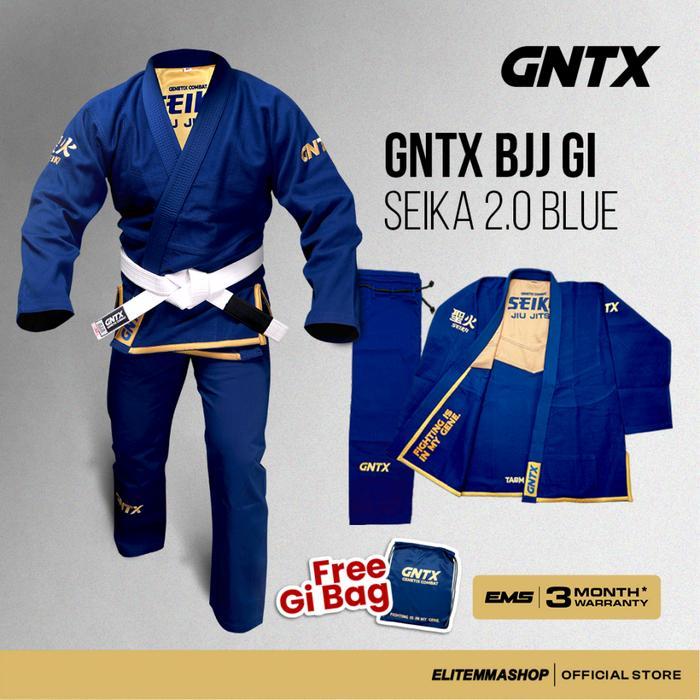 GENETIX GNTX BJJ GI Seika 2.0 Blue Kimono GI Jiu Jitsu - A3