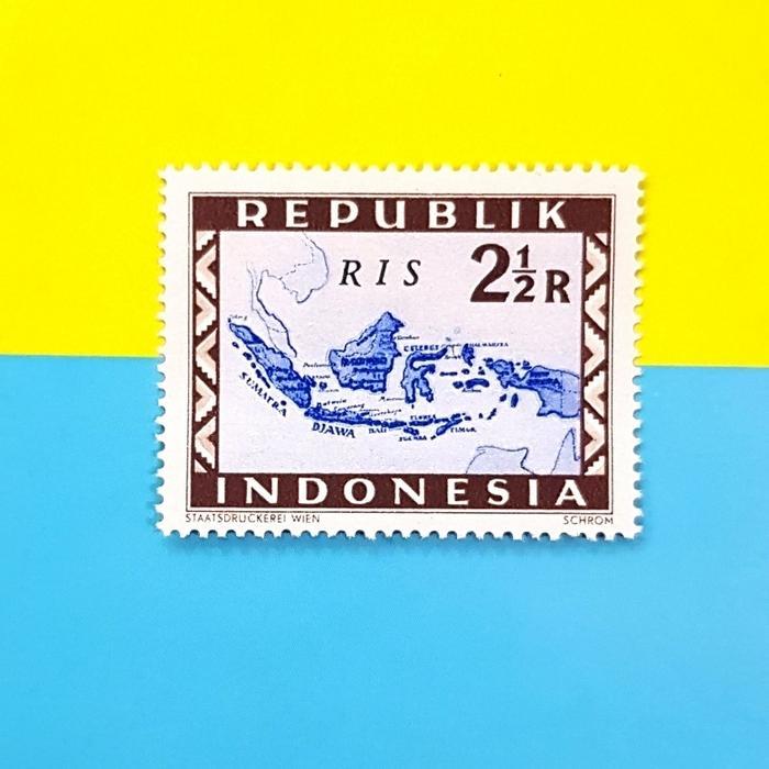 Prangko INDONESIA Cetakan Wina. c.t. RIS. Indonesian Archipelago. 200k
