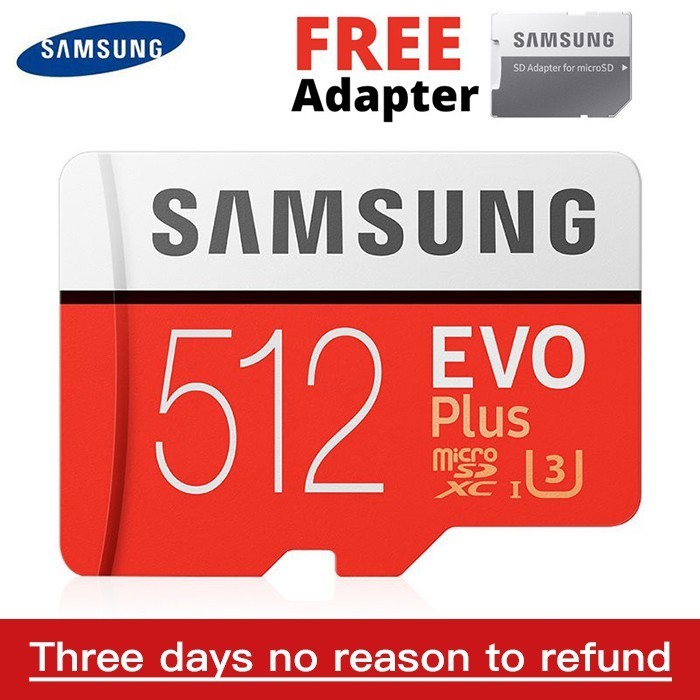 Memory Samsung  128G 256G 512G Kartu Memori 100MB/S Ultra Micro SD card SDHC Class 10 memory card hp