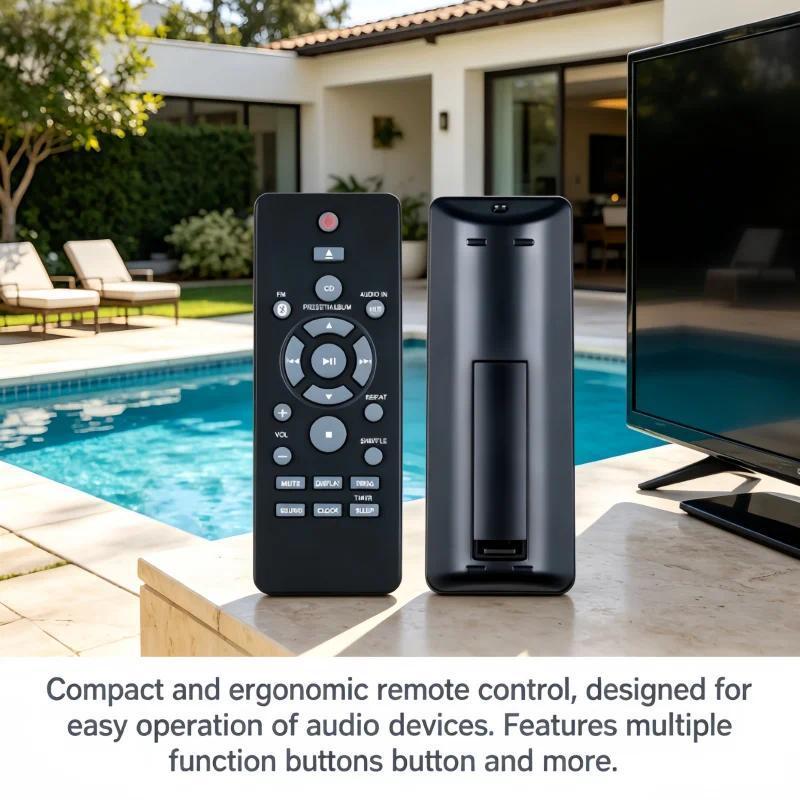 New Replace Remote Controller Fit for Philips Micro Music Stereo DCM3260 BTM1180/12 BTM2310 DCM2260W