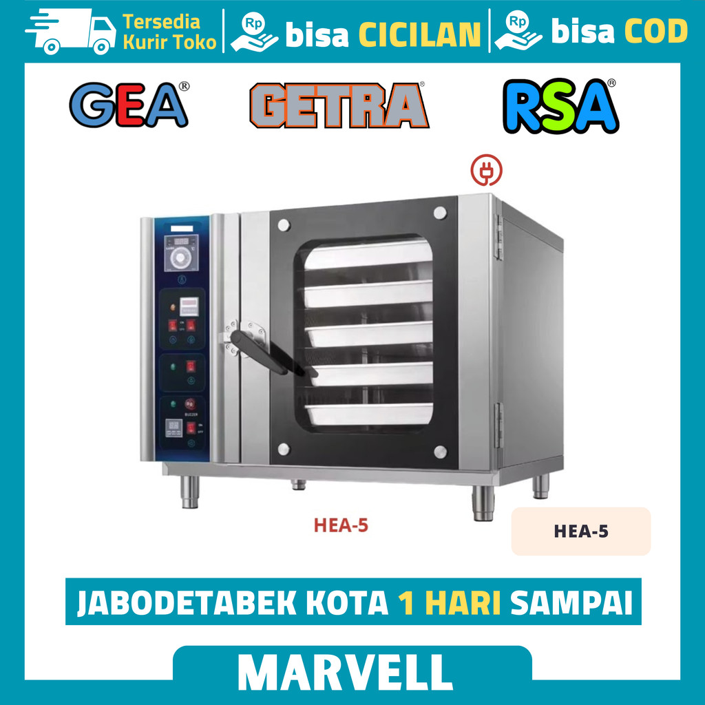 GETRA HEA-5 Commercial Convection Oven Electric Oven 5 Tray