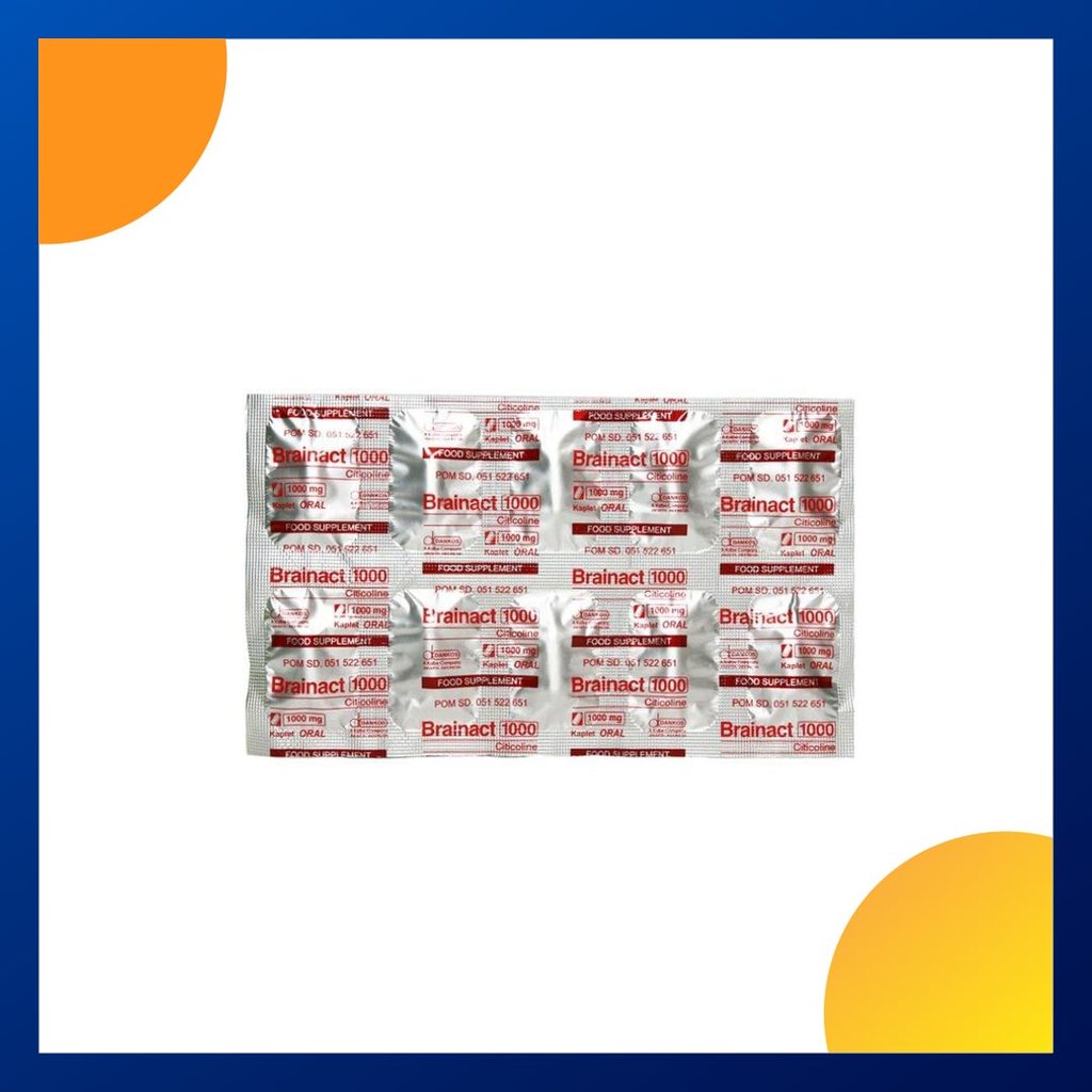 Brainact 1000 Mg Strip 10 Kaplet