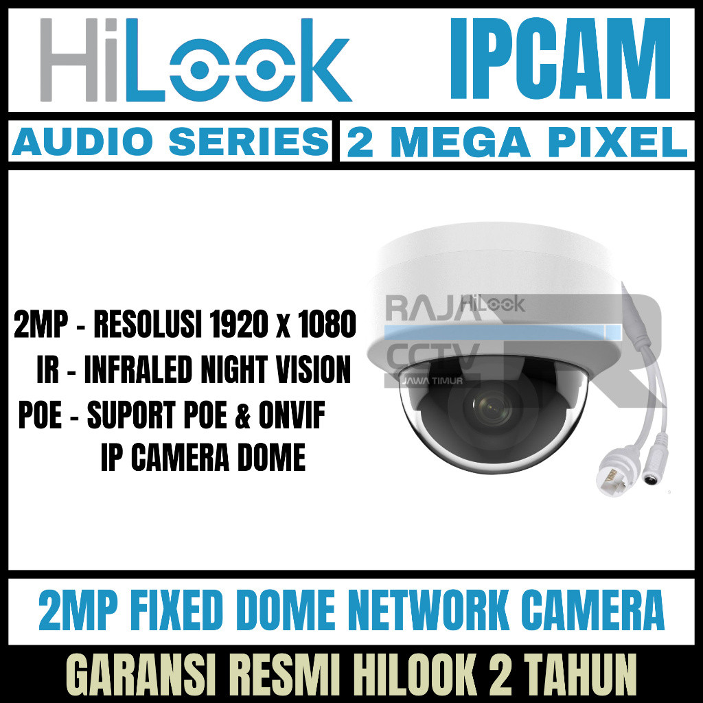 hilook ip camera cctv 2mp audio indoor outdoor kamera cctv