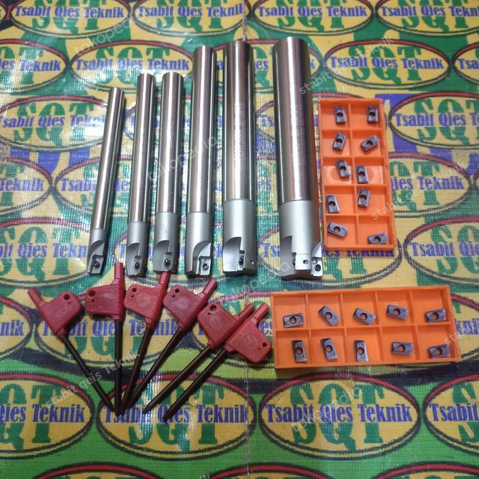 Holder Endmill Set 6 pcs 10 12 14 16 20 25 mm Set Holder Insert Apmt11