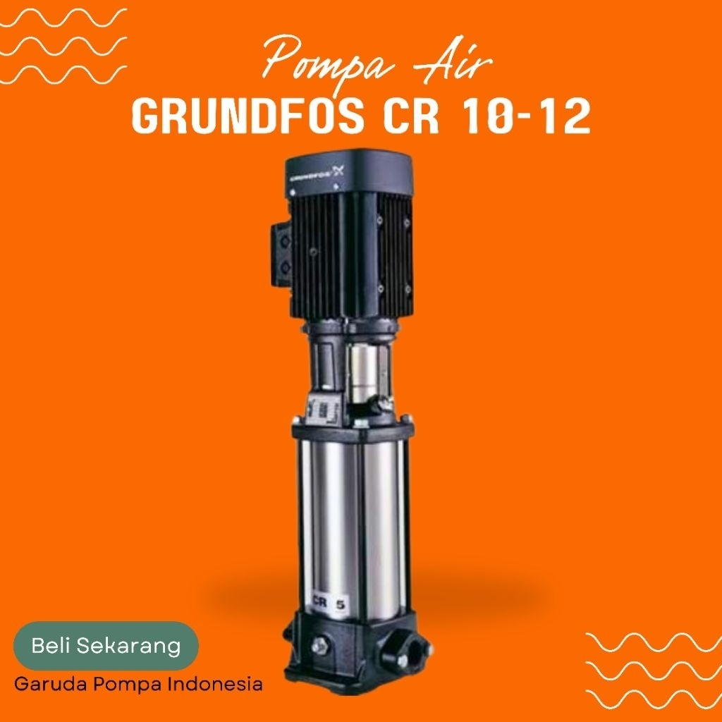 grundfos CR 10-12 mesin pompa air industri