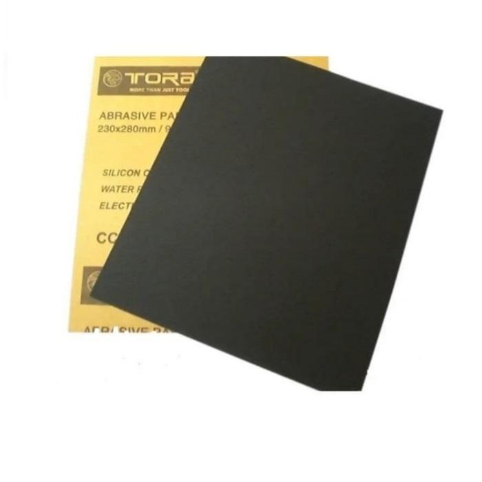 TORA Kertas Amplas Air Lembaran Standard Waterproof Silicon Carbide Abrasive Paper