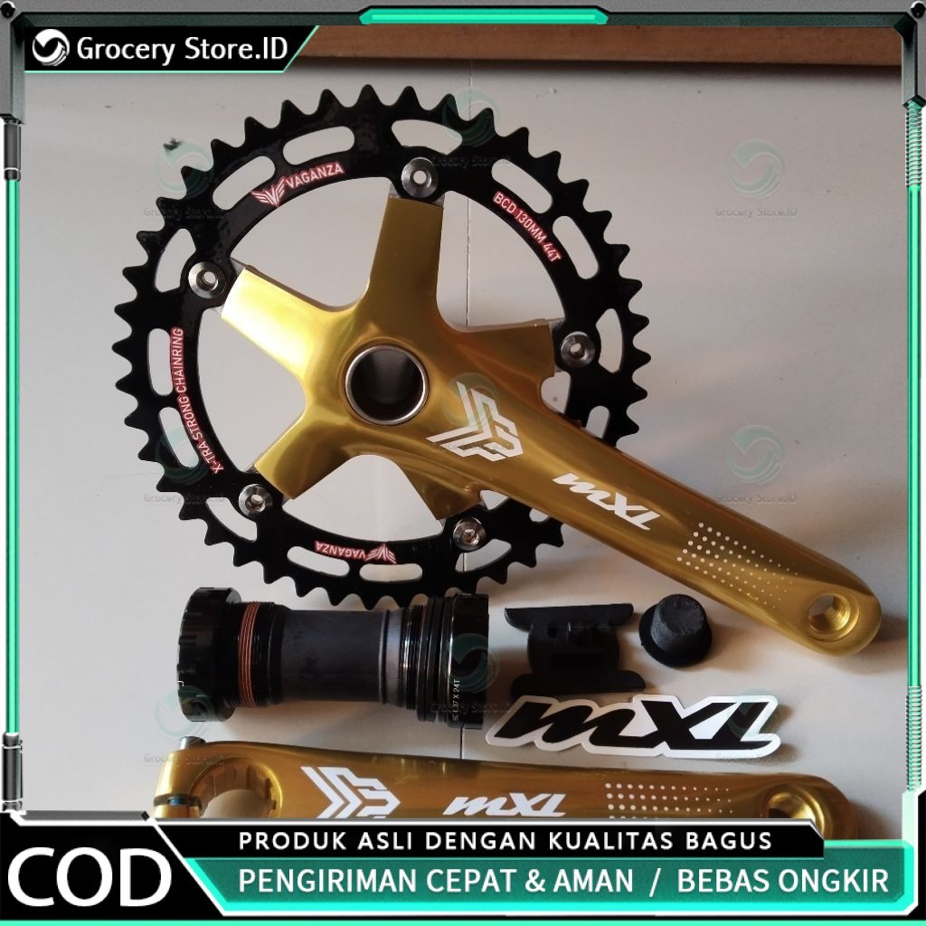 crankset syte/MXL/Prime/slk crank BMX 48T dan 48T  HT 2 bcd 130