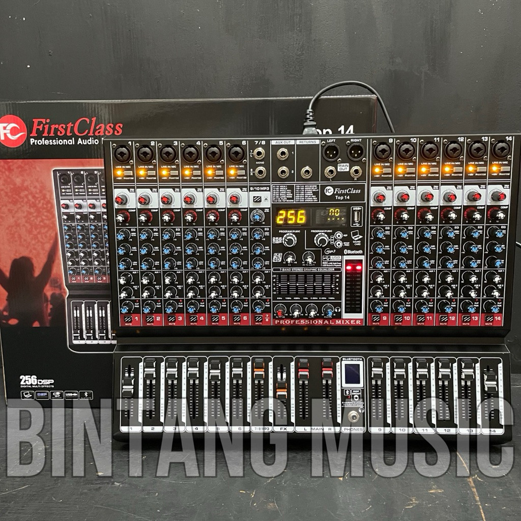 mixer firstclass top 14 original 12 channel bluetooth top14