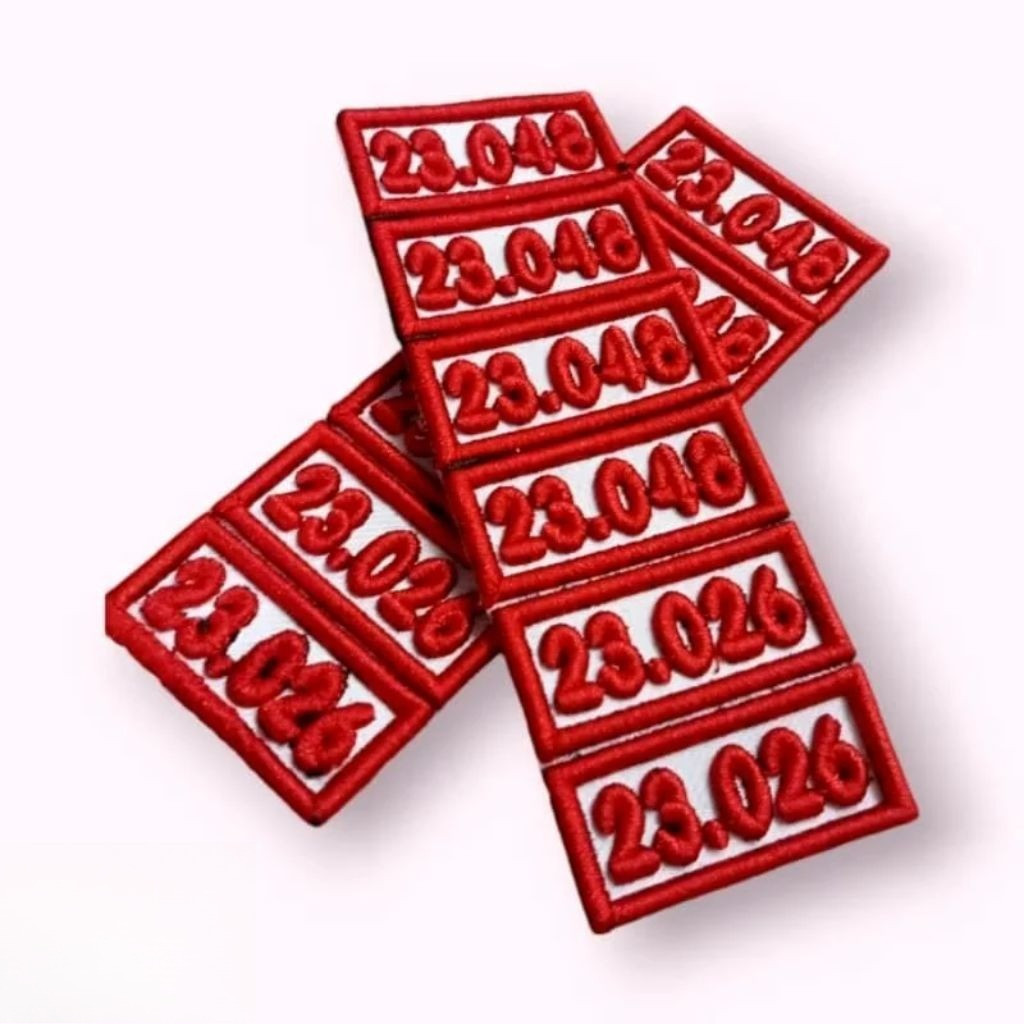 Badge Gudep Pramuka Custom Bordir Timbul 3D Mesin Komputer