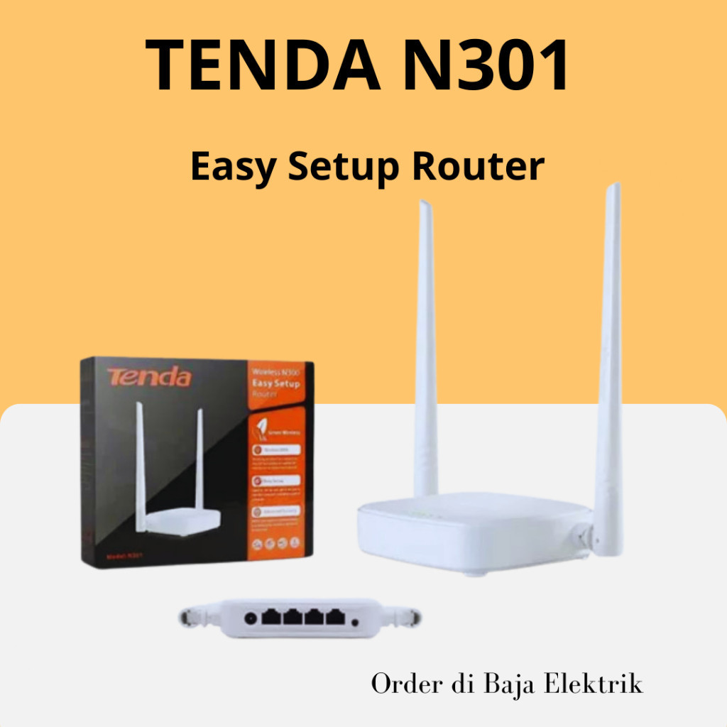 TENDA WIRELESS ROUTER N301
