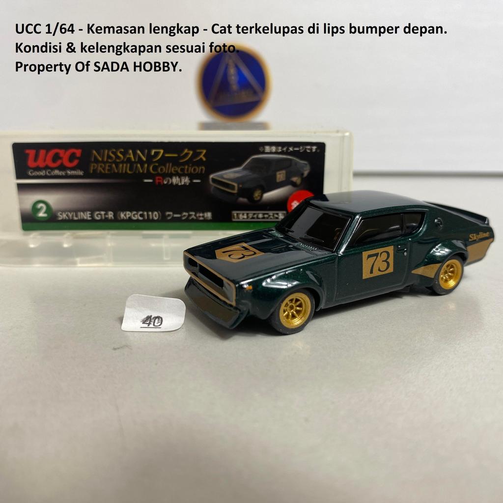 UCC 1/64 Nissan Skyline 2000GTR Kenmeri Green Racing Fullset