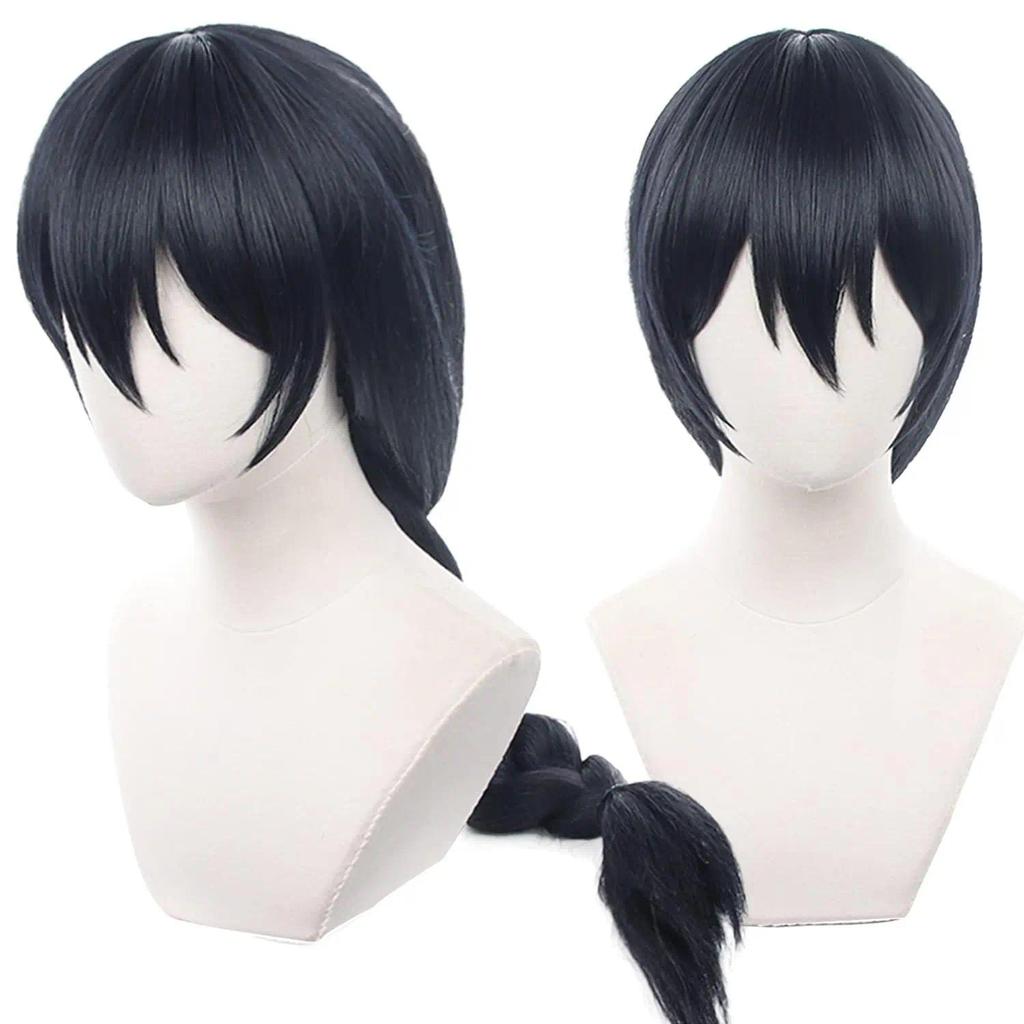Jujutsu Kaisen Cosplay Amanai Riko wig Anime Black long Braid hair Cosplay Wig for Halloween