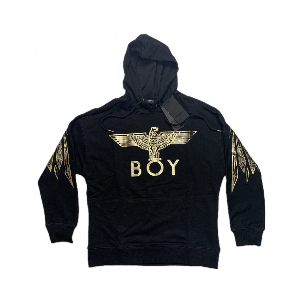 [B0Y] Hoodie B0y 10nd0n Eagle Letter Wings