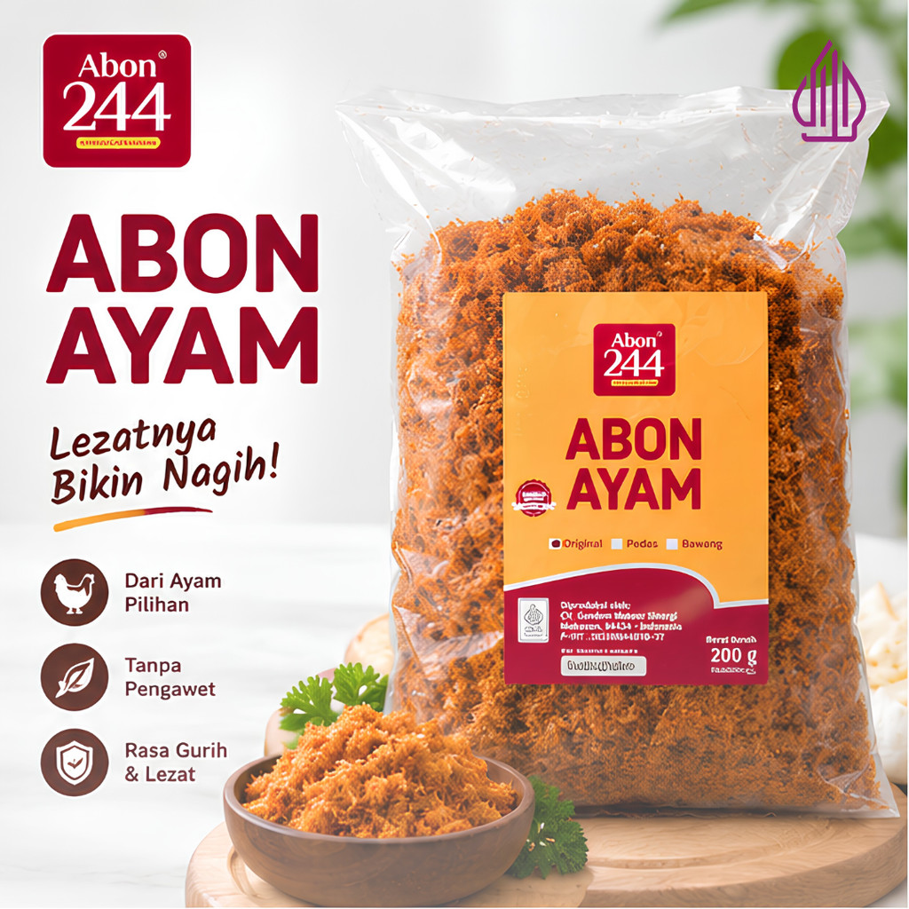 Abon Sapi 244 200 Gram | Abon Daging Sapi Original | Gurih & Lezat Khas Magelang