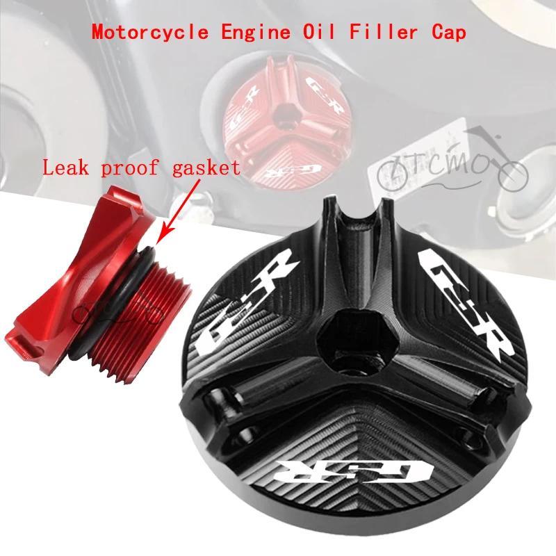 Motorcycle CNC Aluminum Engine Oil Filler Cover Protection For SUZUKI GSR 750 400 600 GSR750 GSR400 
