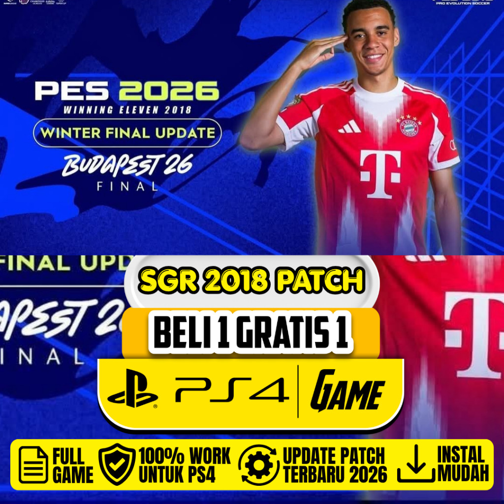 SGR PATCH PES 2018 UPDATE PES 2026 PS4 HEN UPDATE WINTER TERBARU