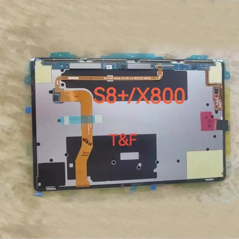 12.4“Super AMOLED For Samsung Tab S8+ X800 X806 Display Touch Screen Digitizer For Tab S8 Plus SM-X8