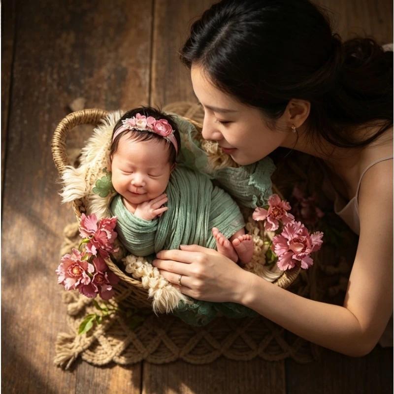 Baby Photography Prop  Macrame Tassel Mat  Lightweight Handmade Jute Rug for Studio Themed Party & B