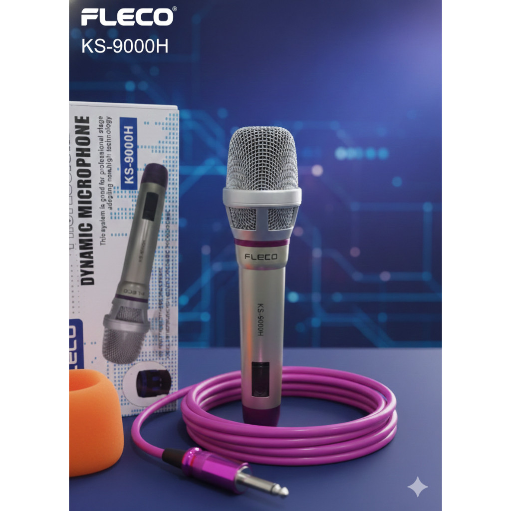 PROMO Professional Microphone Mic Kabel Premium Fleco Kabel Super Tebal SUara Super Jernih dan stabi