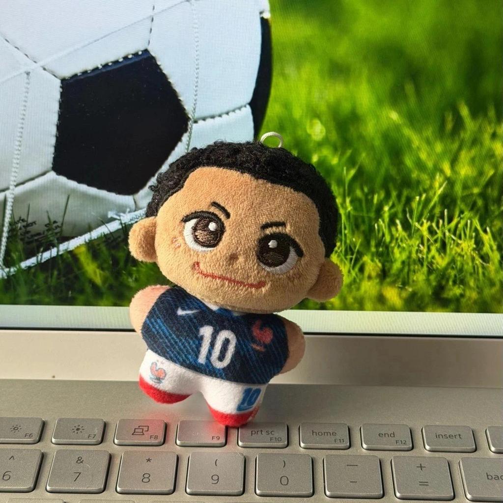 Kylian Mbappe Cotton Doll 7.5cm Mini Stuffed Plush Toy for Kid World Cup Souvenir Collectible Figure