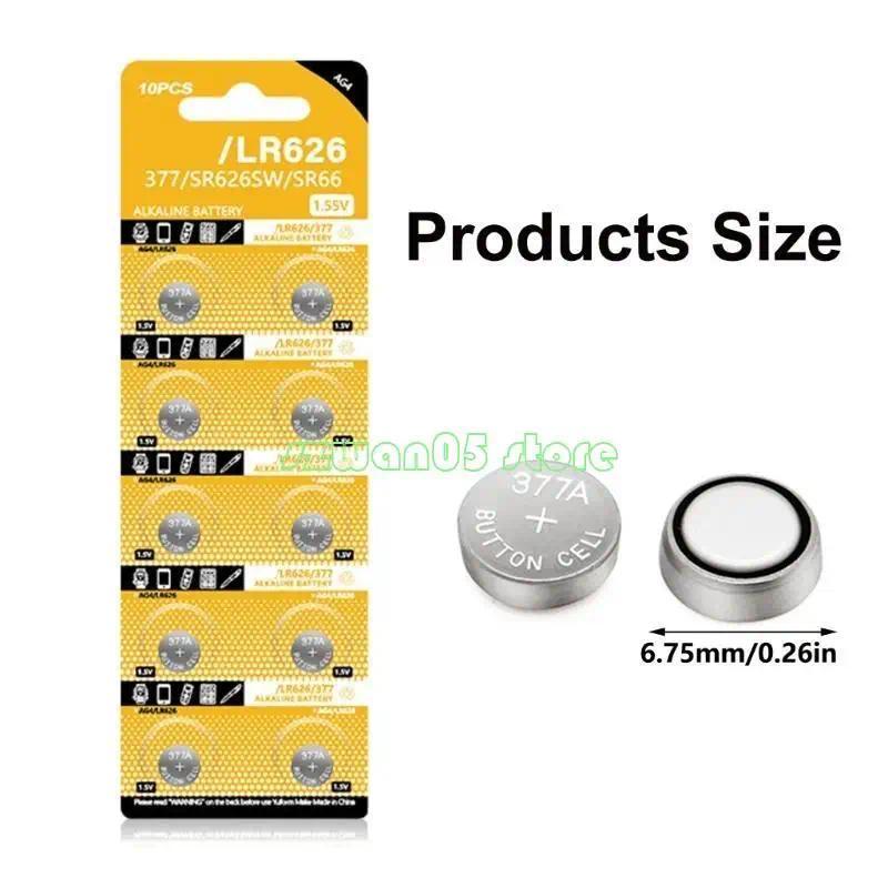 H7BE 10pc LR626/AG4 Button Batteries LR1130 LR41 LR621 Coin Cell Battery For Watches Calculators Toy