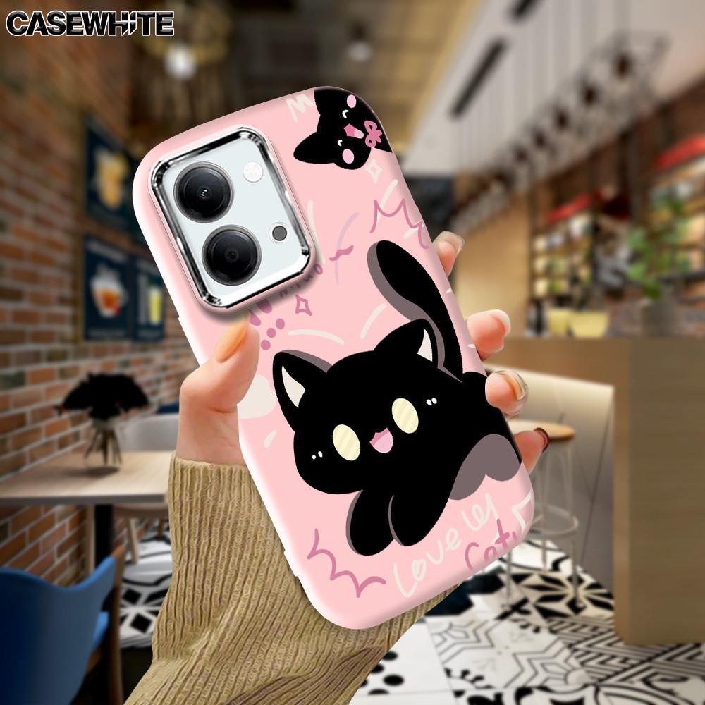 CASEWHITE Silikon Phone Case For VIVO Y05 Y11D Untuk Casing Hp Softcase Fashion Fancy Imut TPU Soft 