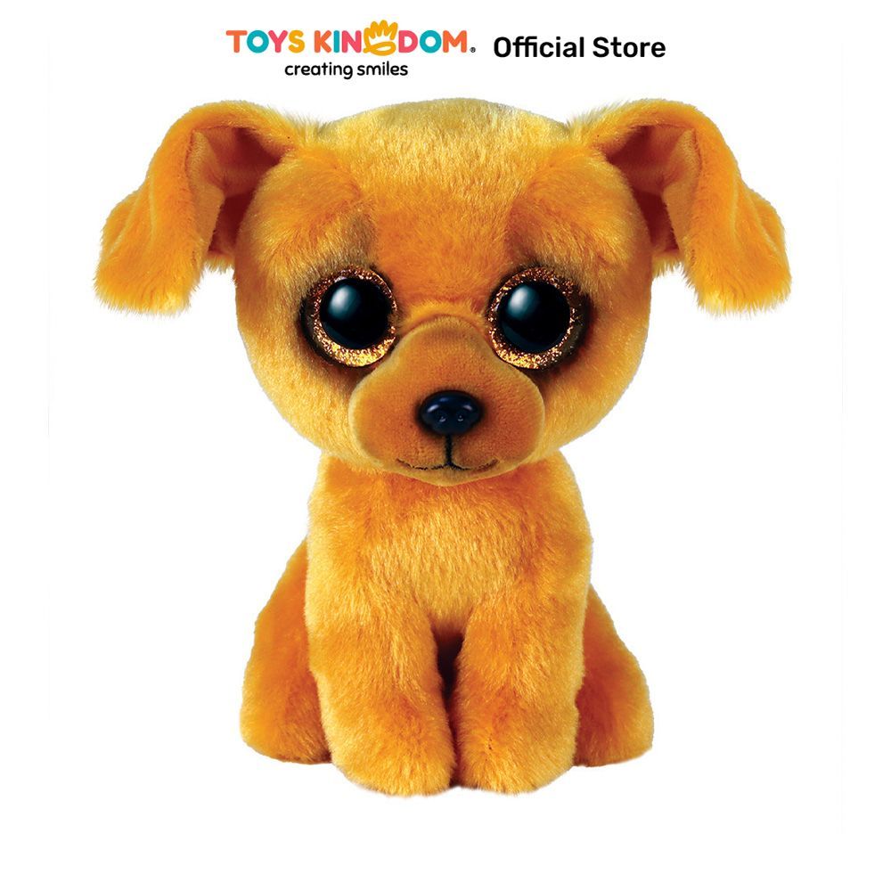 Toys Kingdom TY Beanie Boos Boneka Hewan Zuzu Dog Reguler 95337 Toys Kids Toy Boneka Kain Karakter D