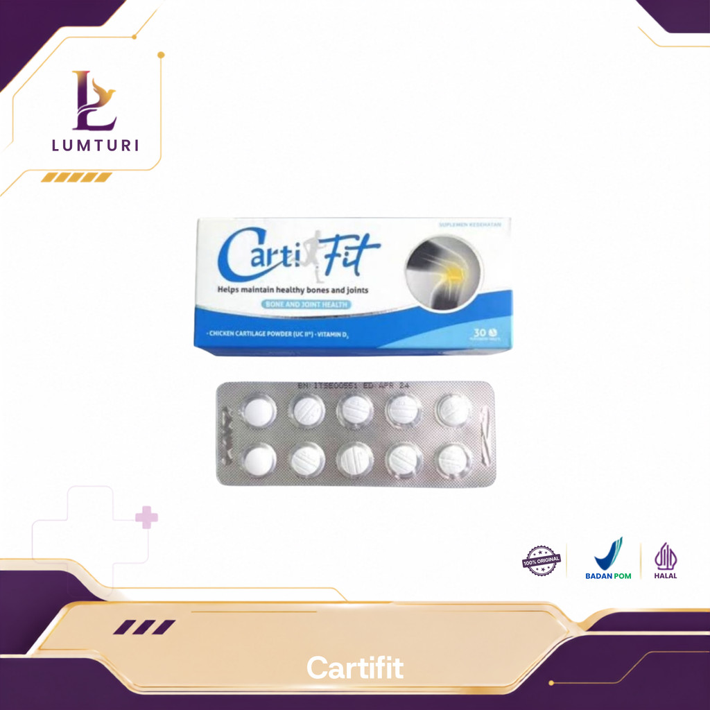 Cartifit Box 30 Tablet Untuk Kesehatan Tulang