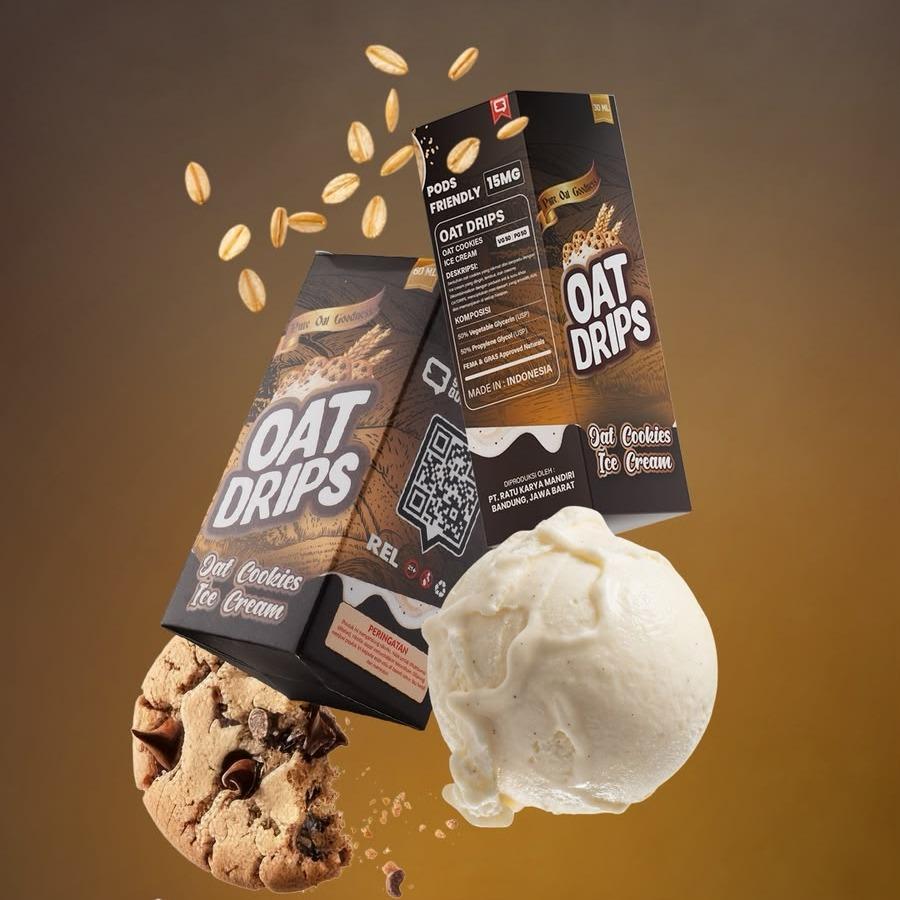 Oat Drips Oat Cookies Ice Cream Pods Friendly 30ML